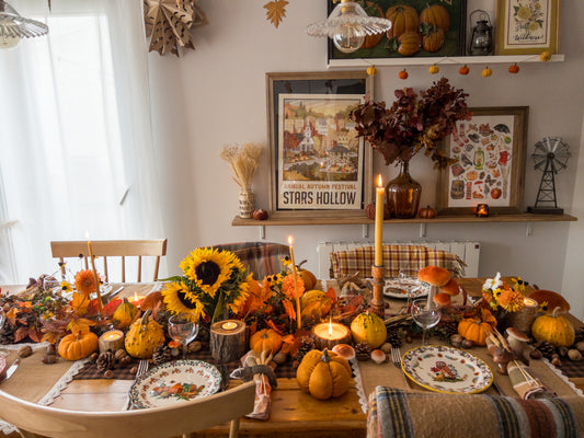 Ma table d’automne rustique