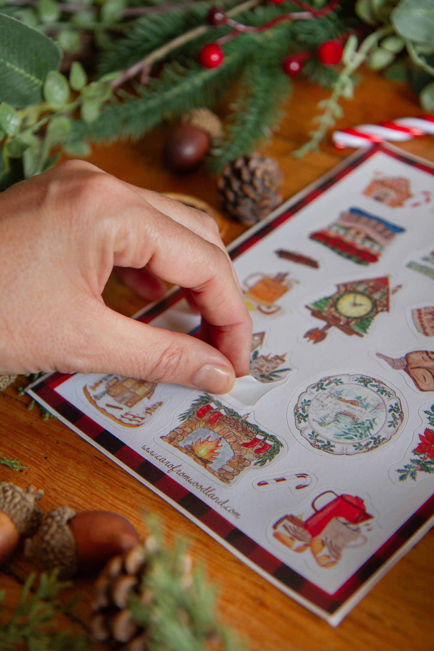 Planche Stickers A5 - NOËL