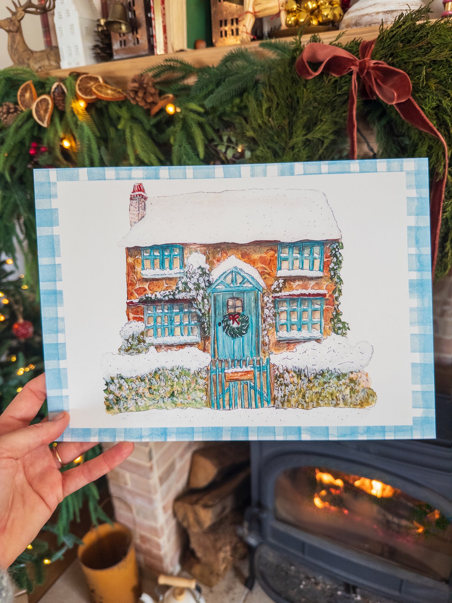 Affiche A4 Cottage Holiday