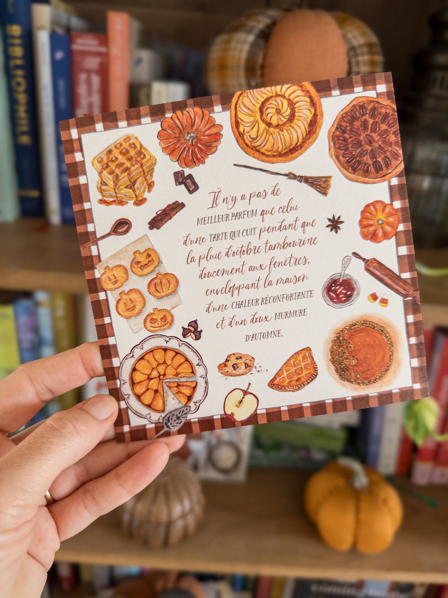 Carte Tartes d'automne