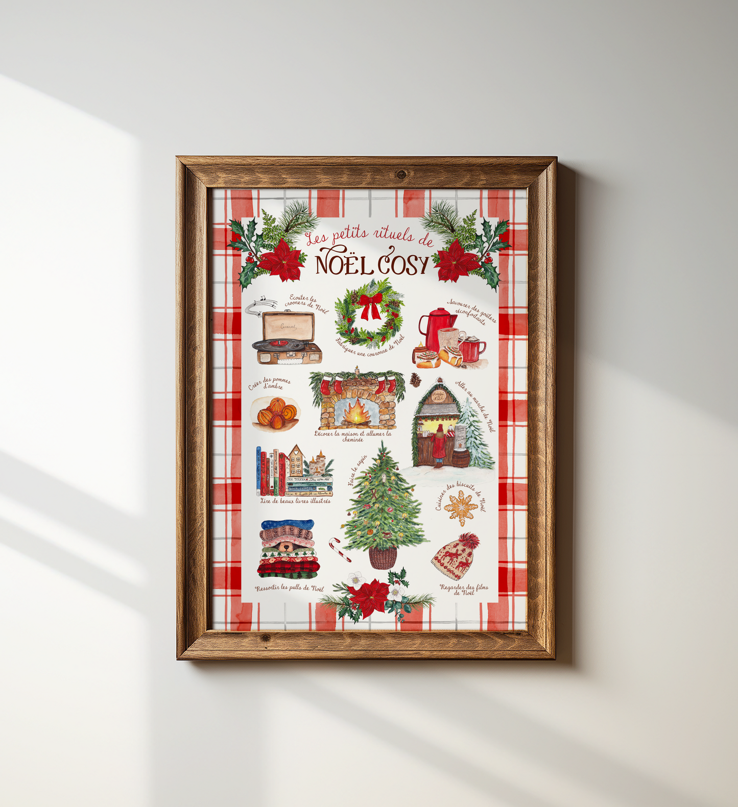 Affiche A3 Rituels de Noël cosy
