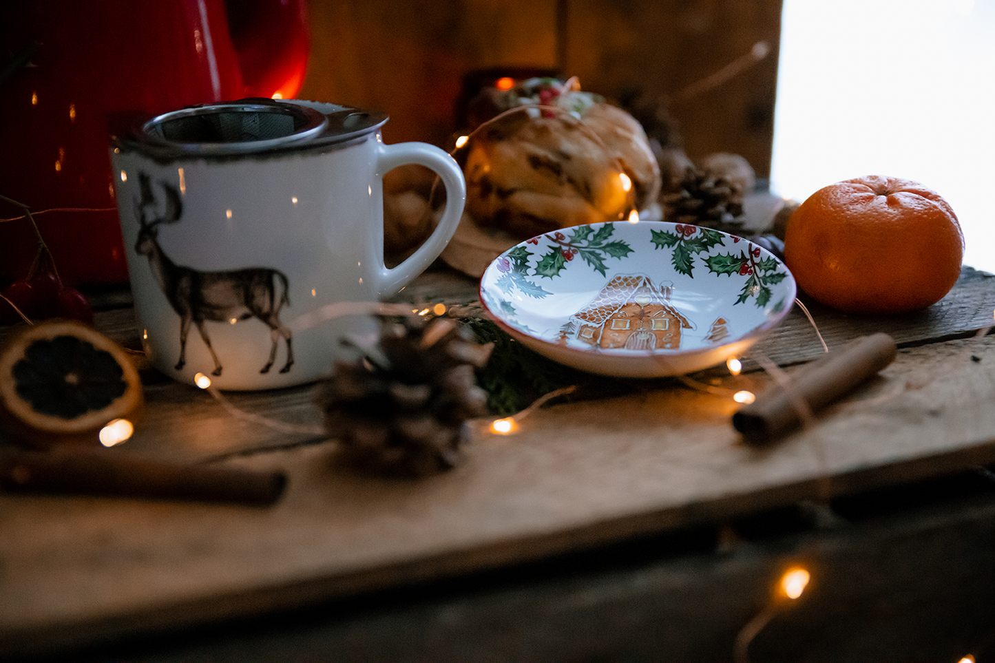 Assiette à biscuits de Noël