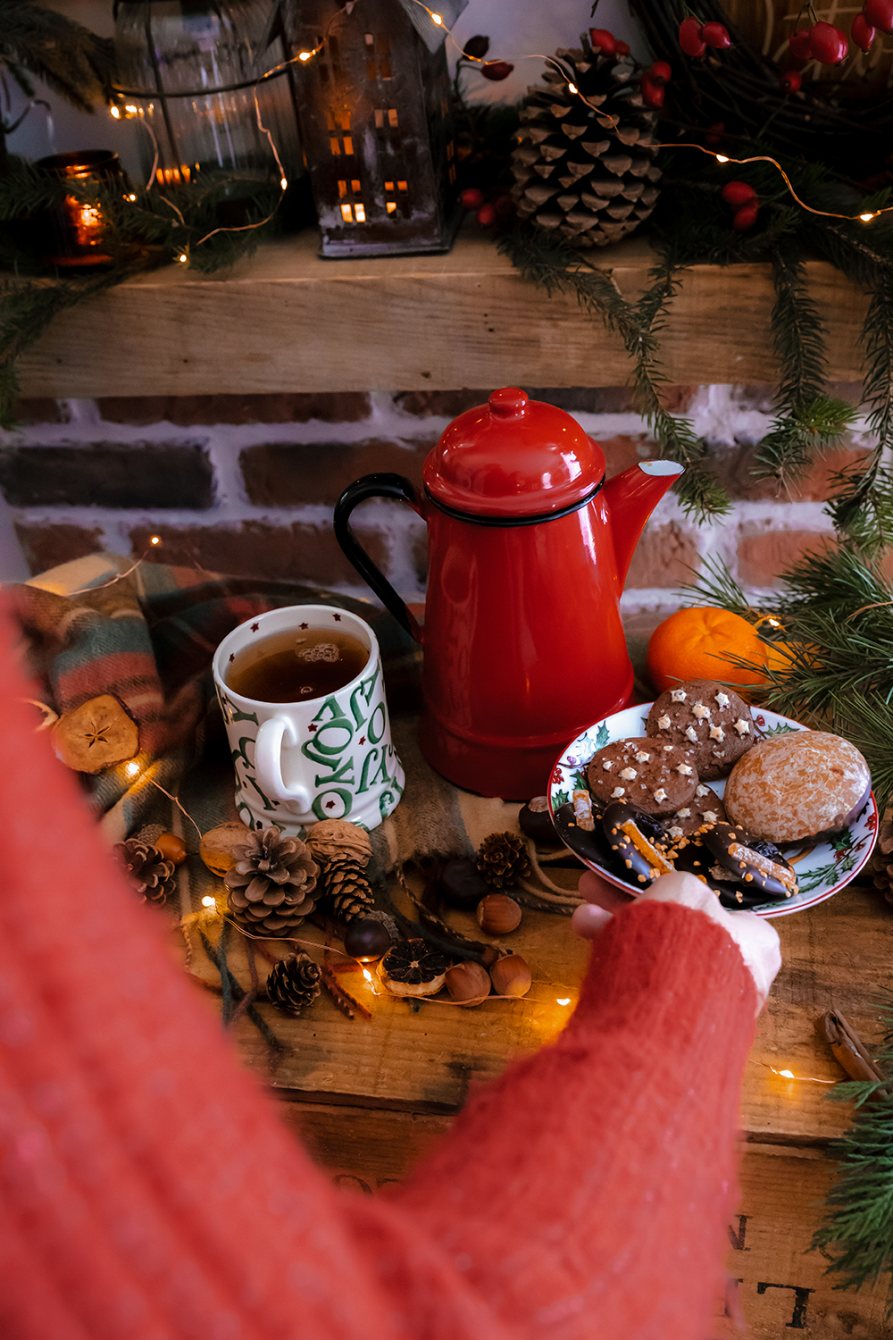 Assiette à biscuits de Noël