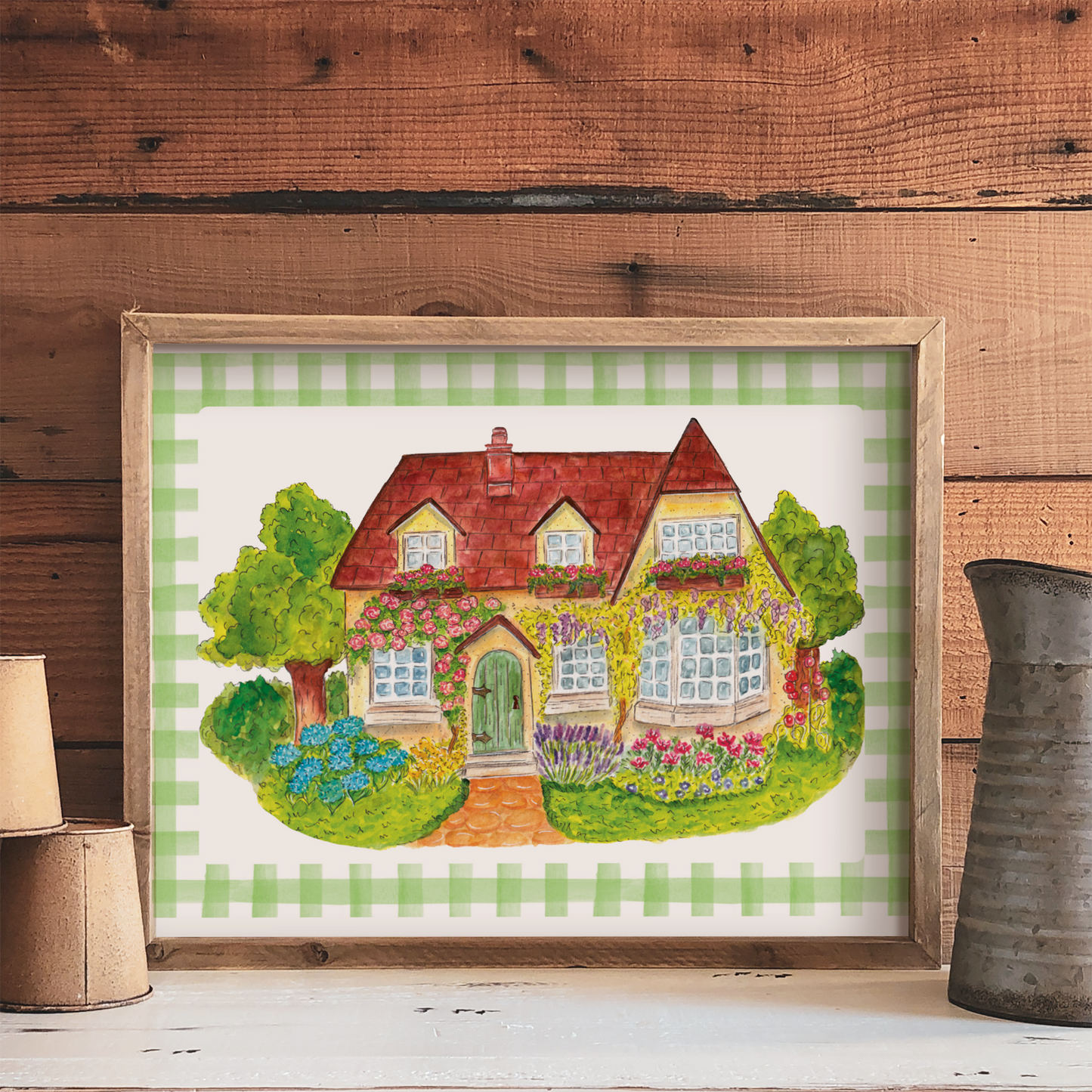 Affiche A4 - Spring Cottage