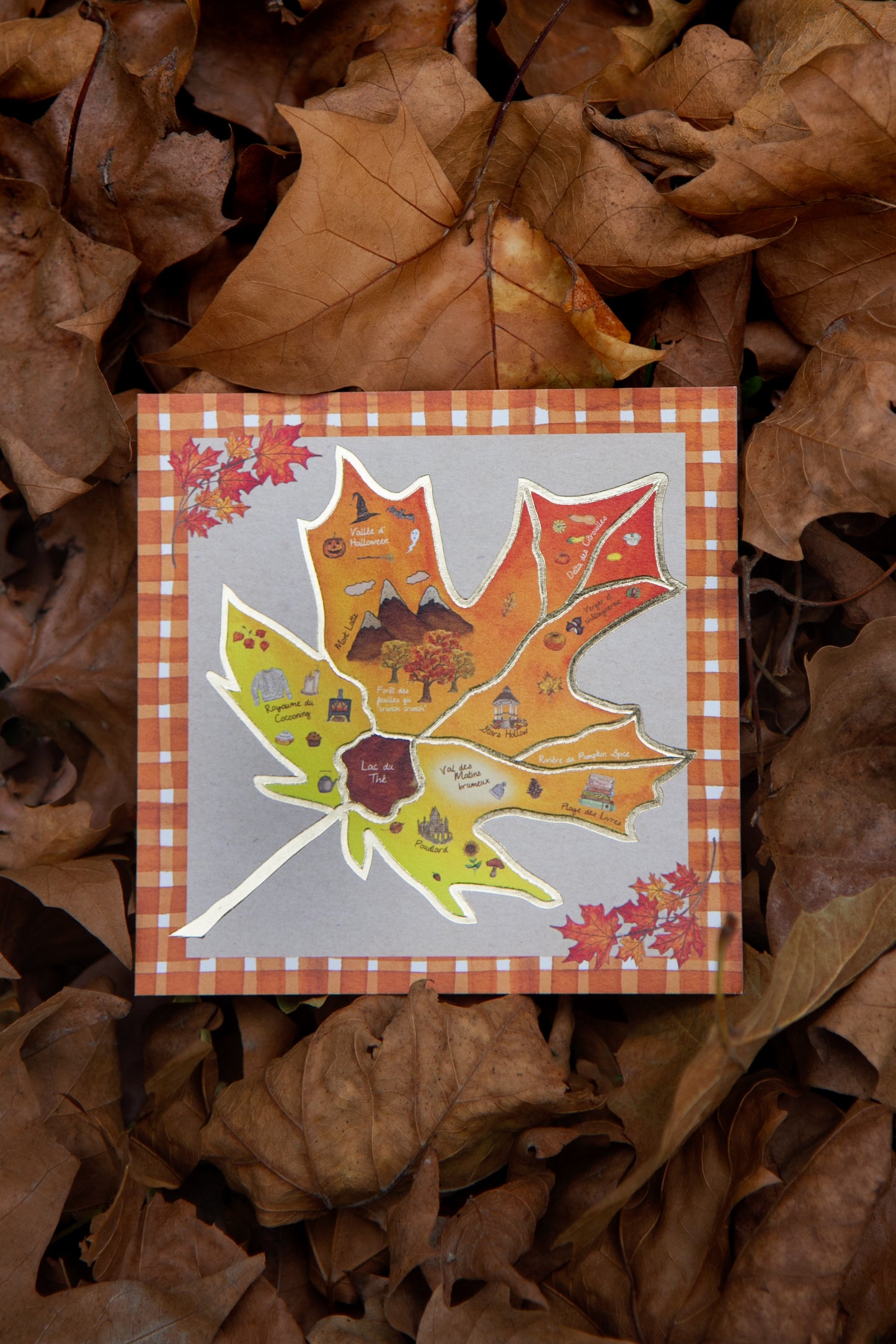 Carte Map d'Automne