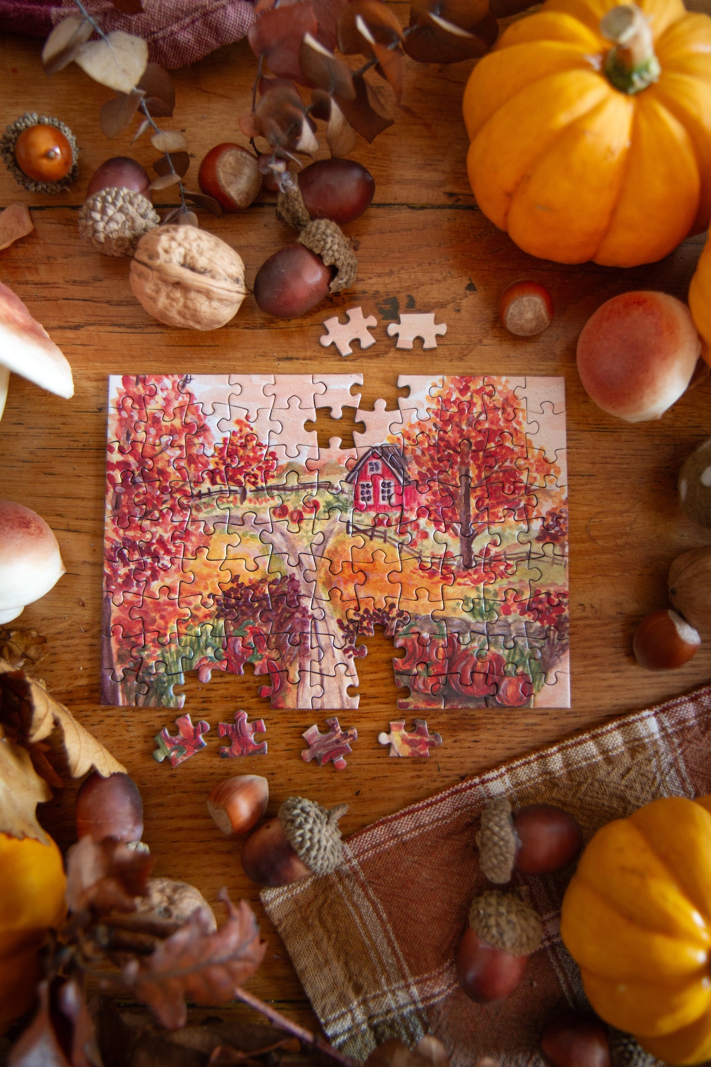 Mini Puzzle Fall Road
