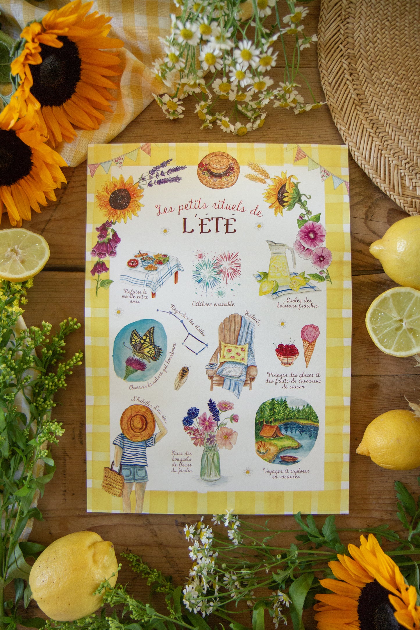 Affiche A4 - Rituels d'été