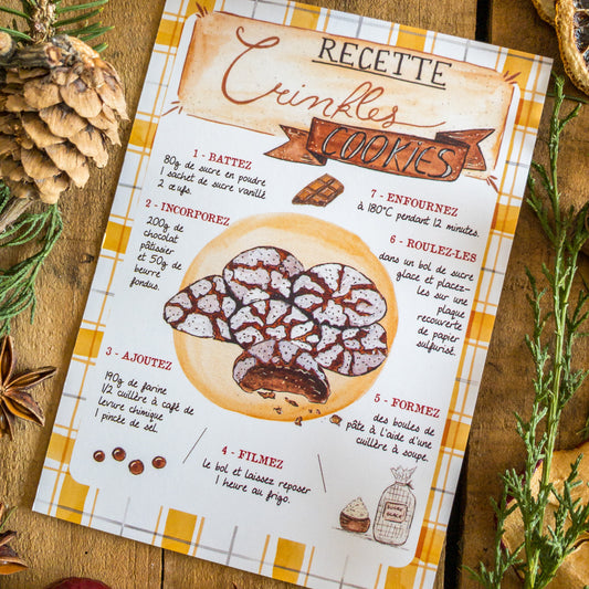 Affiche A4 Crinkles Cookies