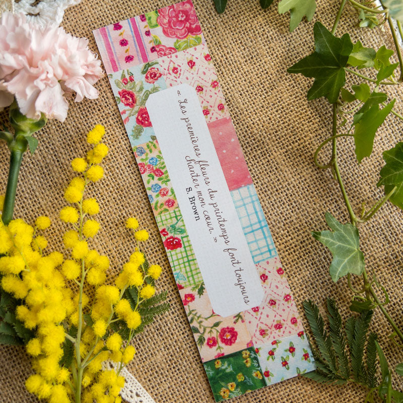 Marque page Patchwork (déstockage)
