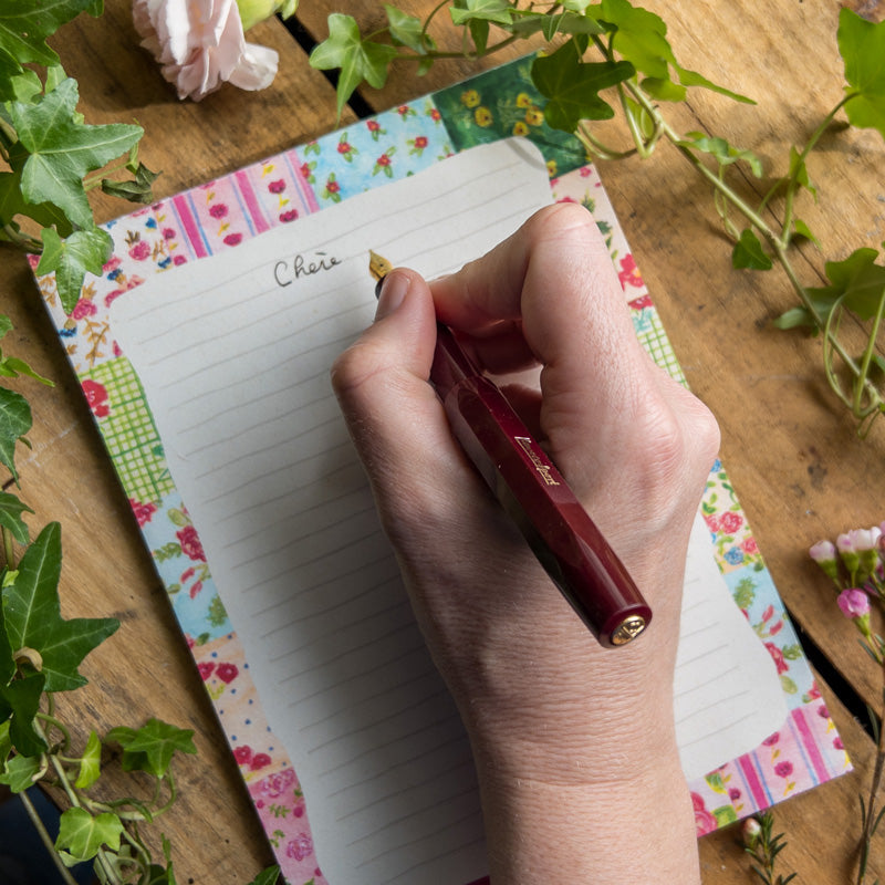 Bloc notes A5 Patchwork de Printemps (déstockage)
