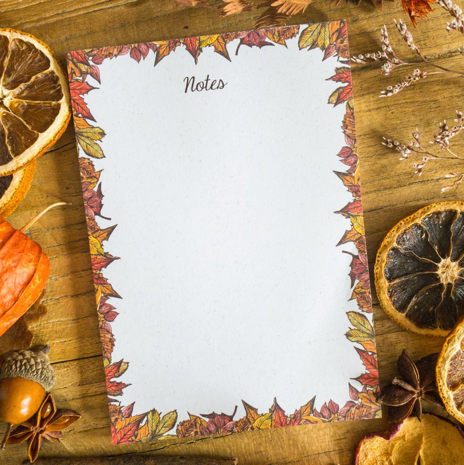 Bloc notes Feuilles