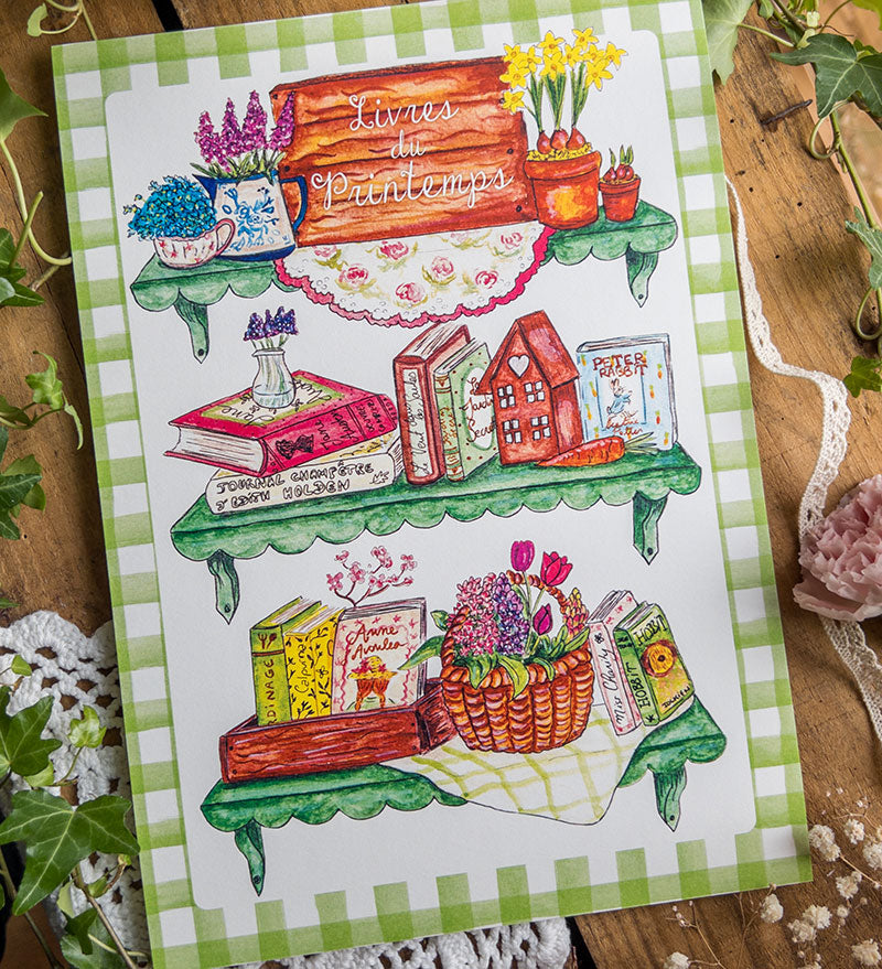 Carte - Livres de printemps