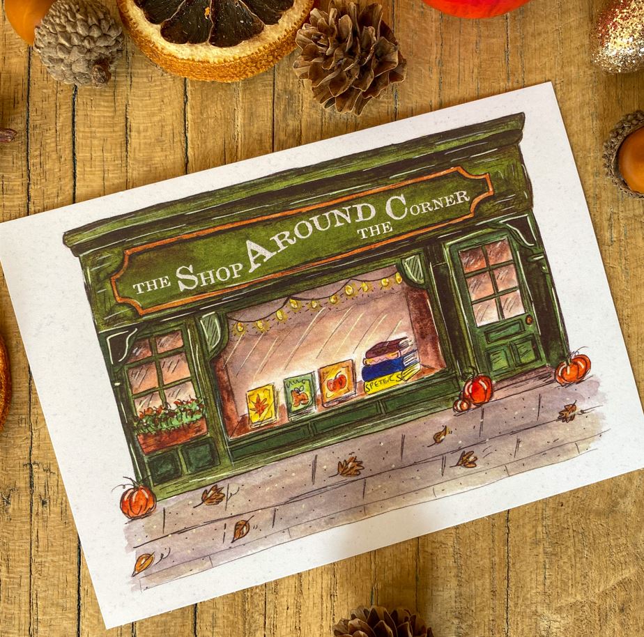Lot 10 Cartes Collection Automne Cosy