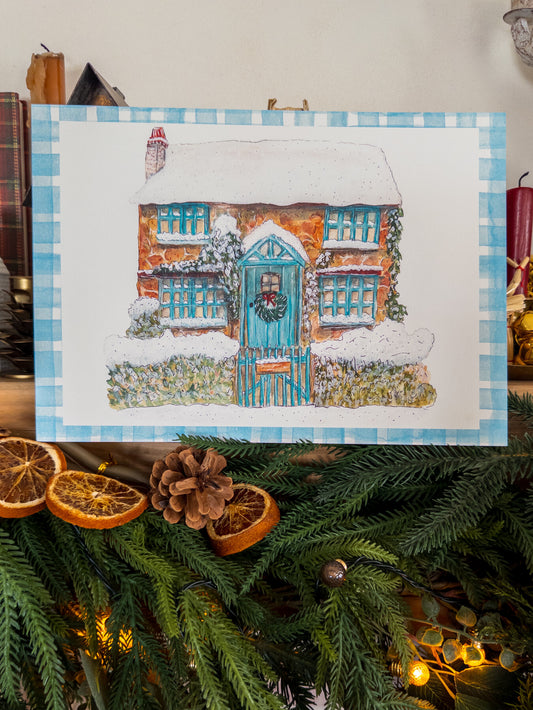 Affiche A4 Cottage Holiday