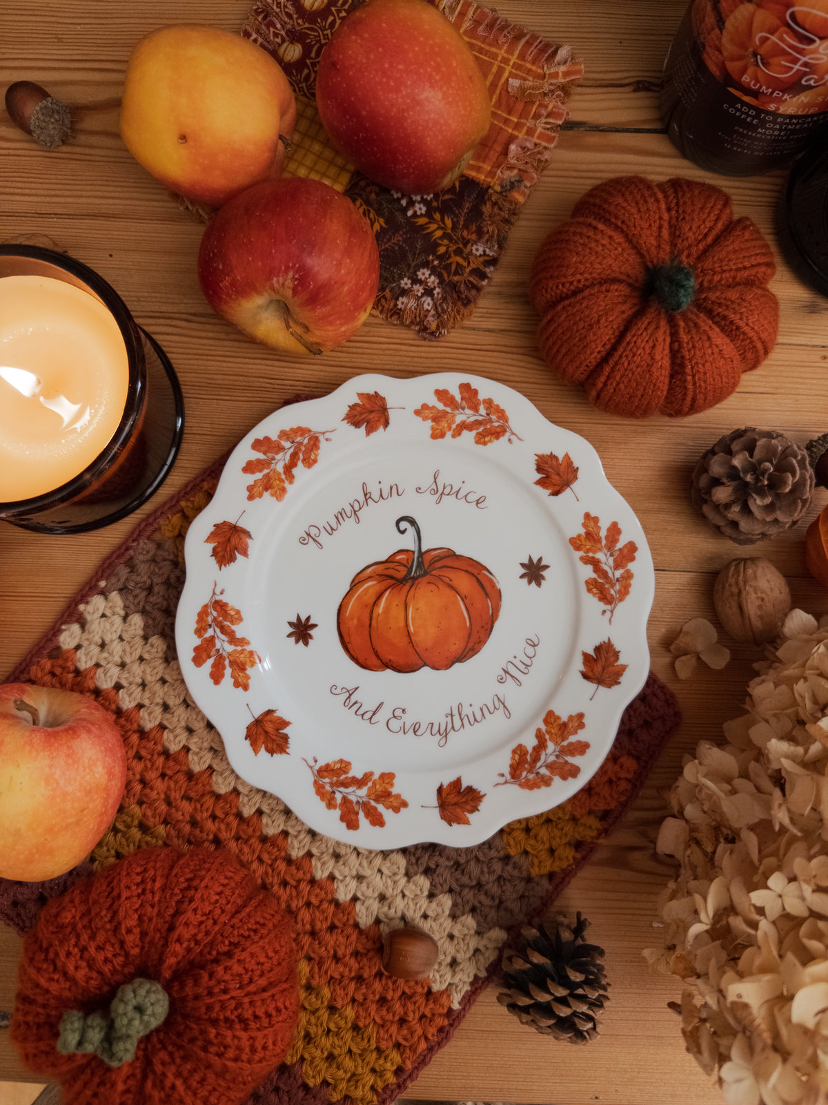 Assiette Pumpkin Spice
