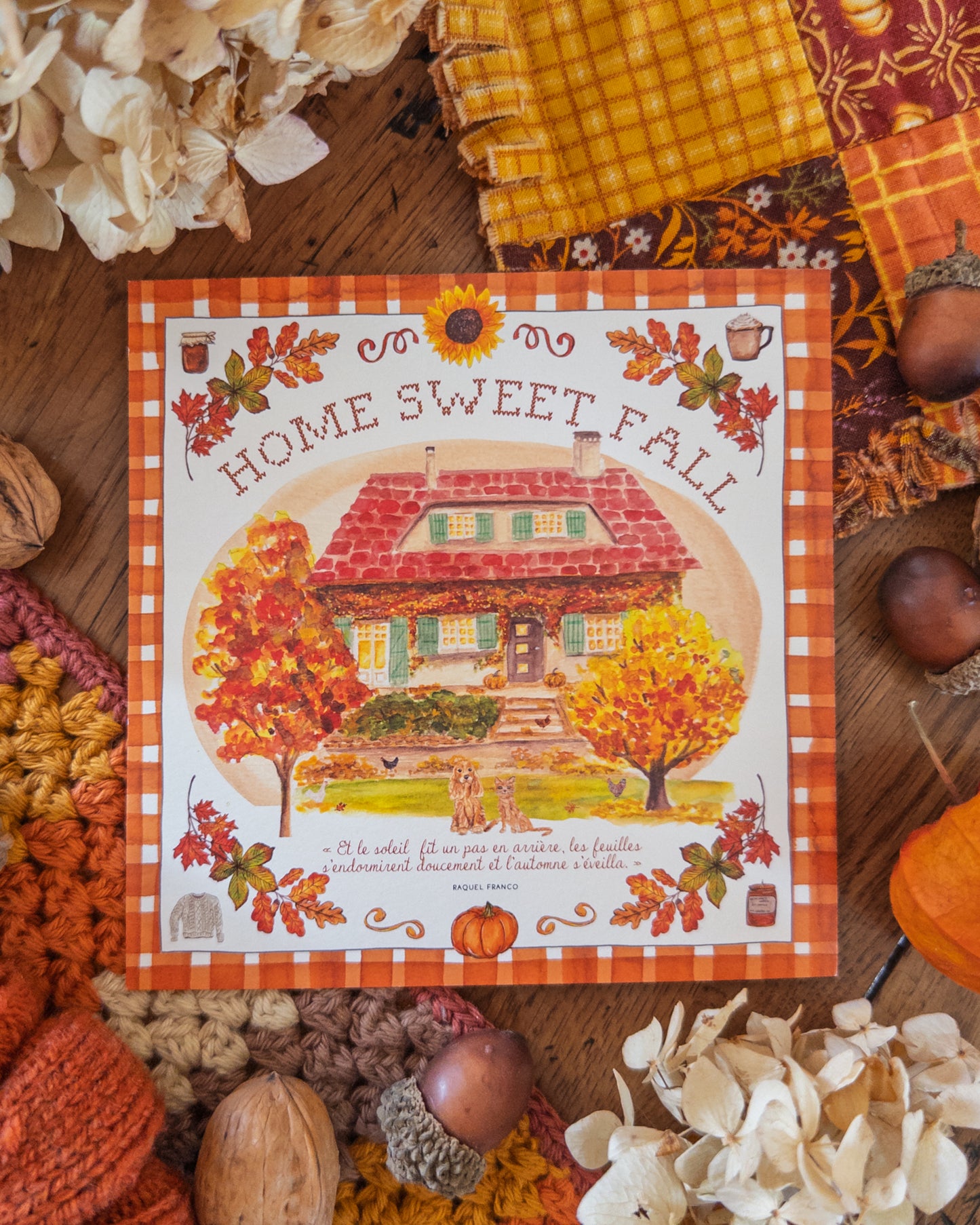 Carte Home Sweet Fall