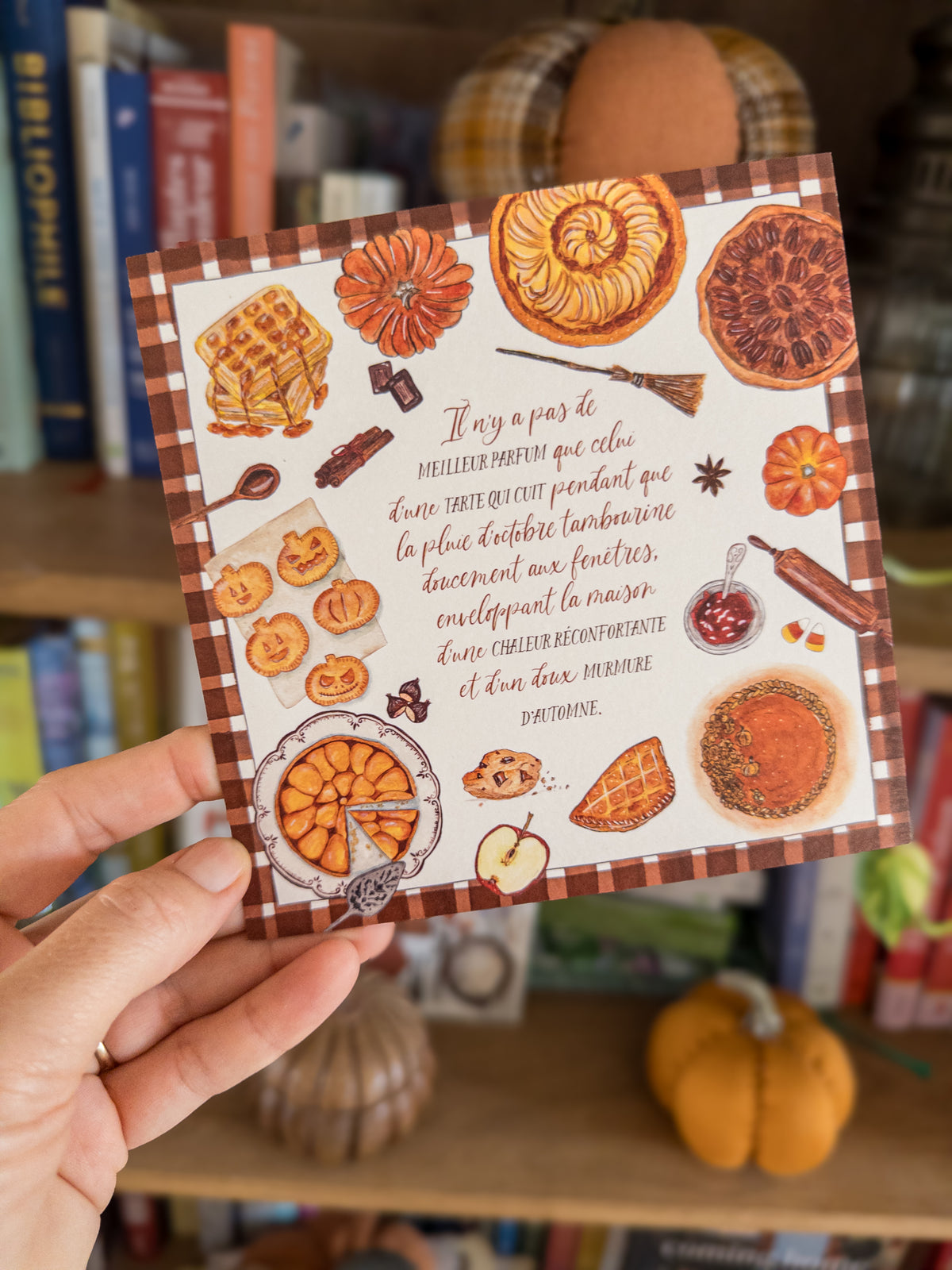 Carte Tartes d'automne