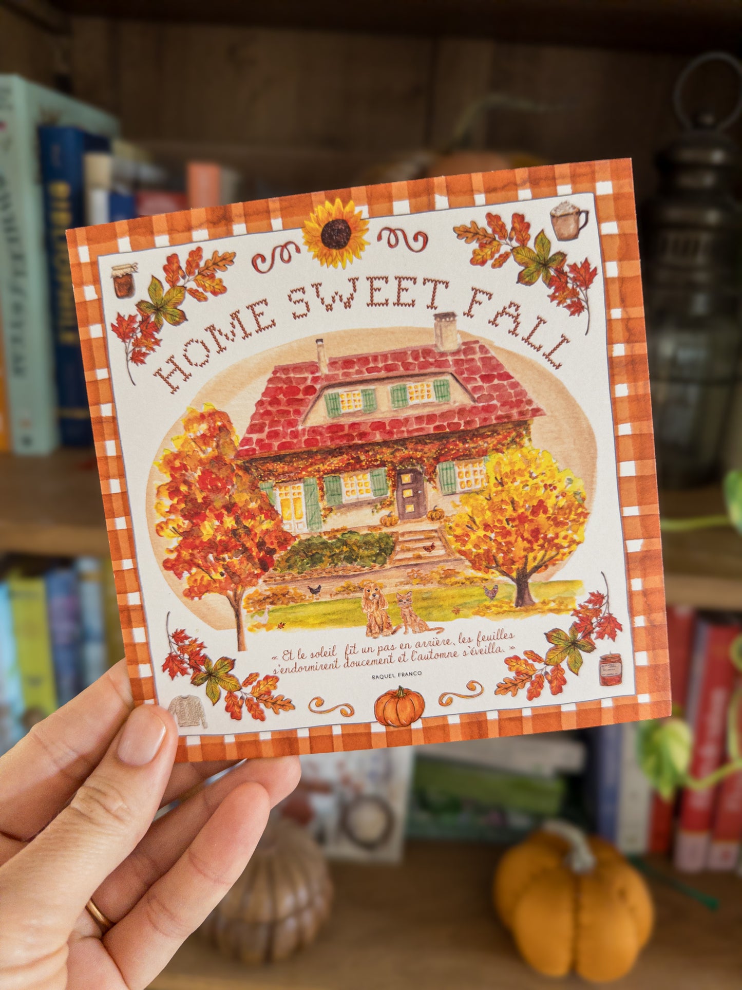 Carte Home Sweet Fall