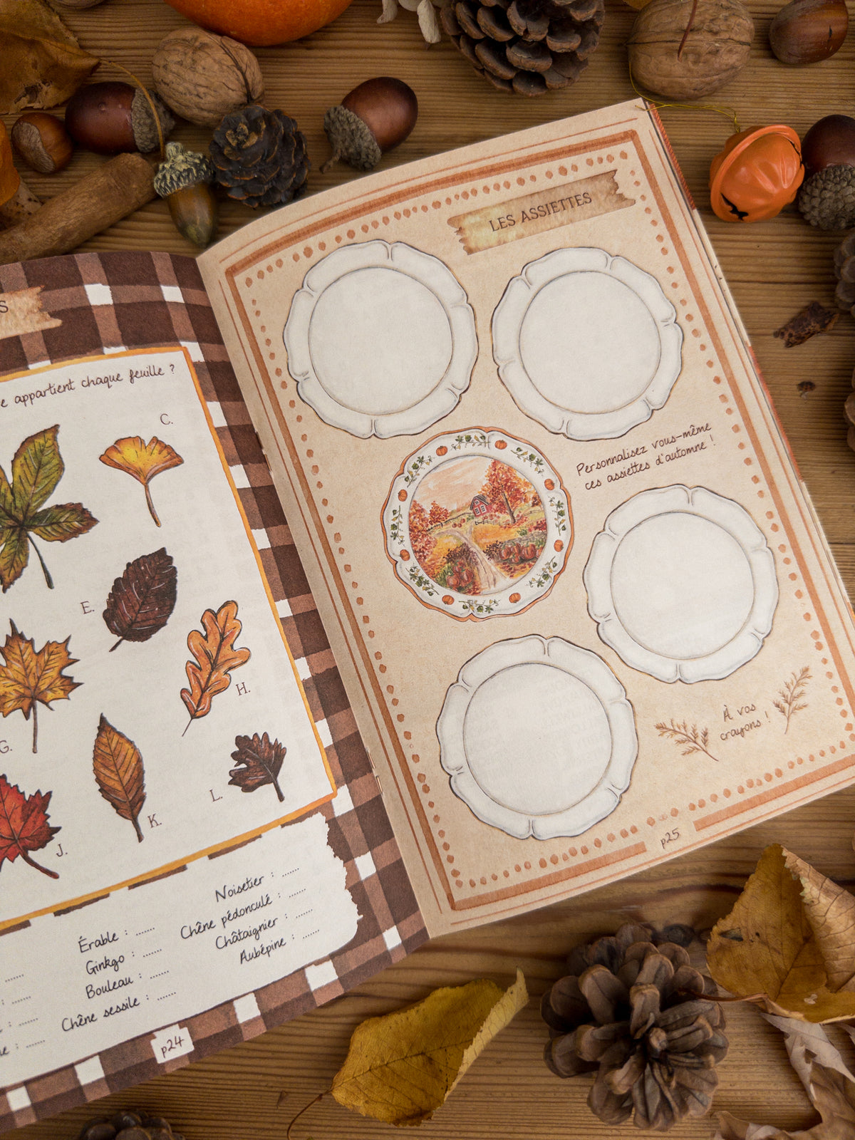 Cahier de jeux - Le temps d'un automne