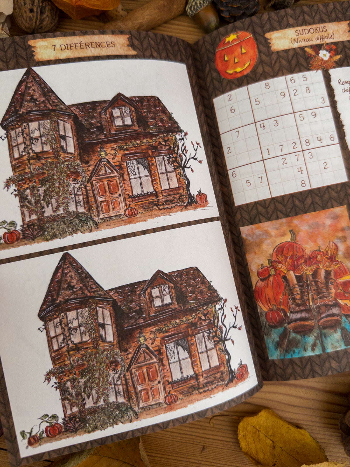 Cahier de jeux - Le temps d'un automne