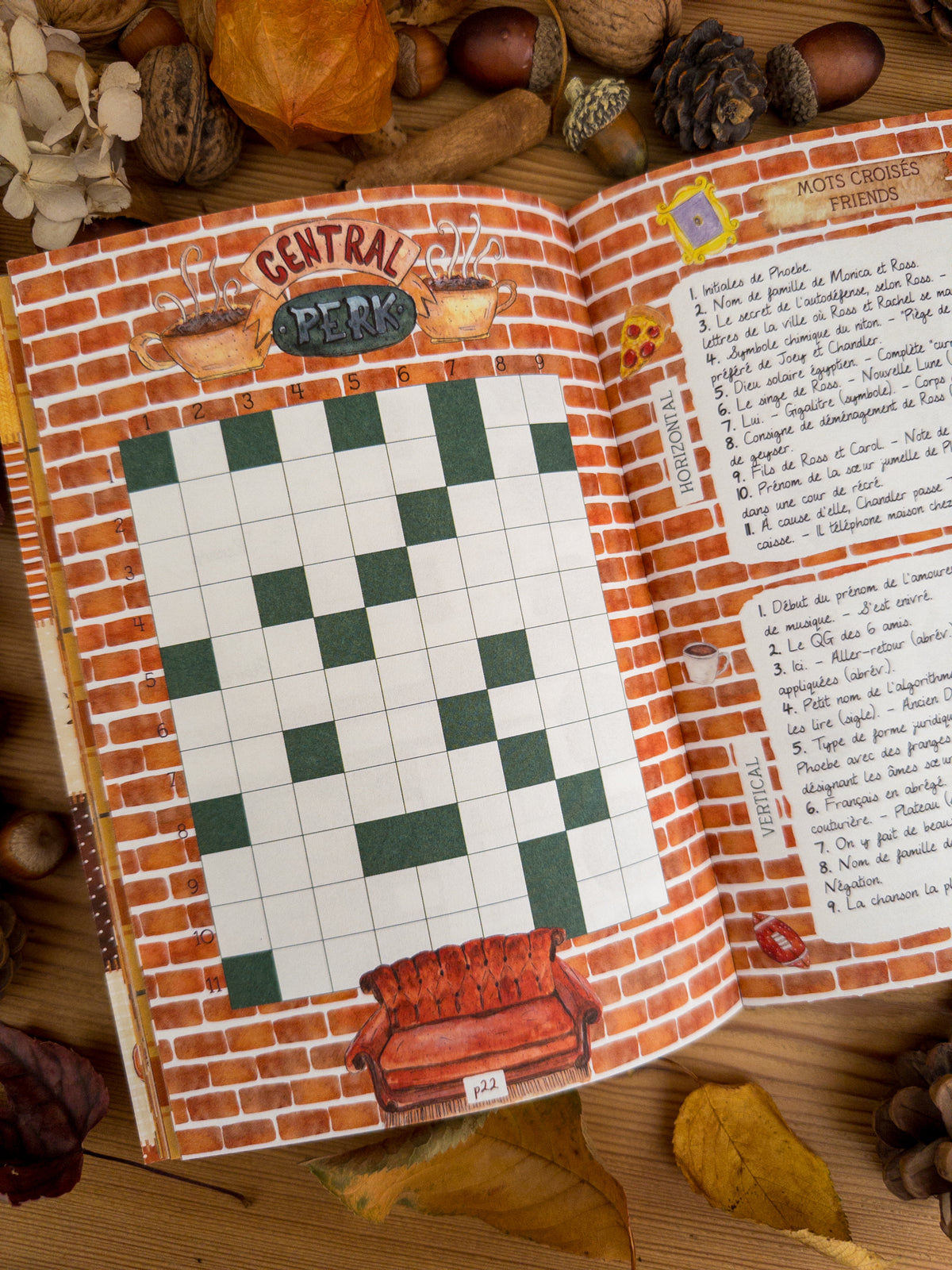 Cahier de jeux - Le temps d'un automne