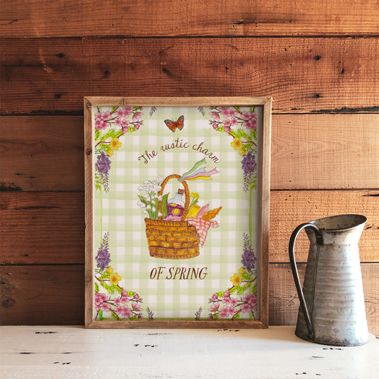 Affiche A4 - Rustic charm of spring