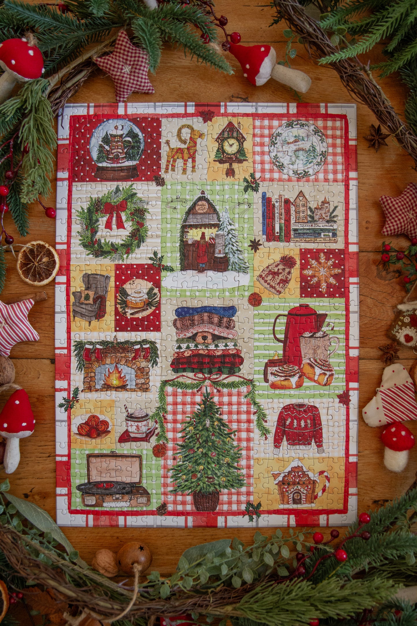 Puzzle 500 pièces Les favoris de Noël