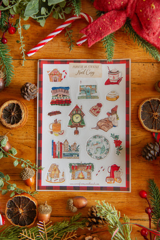 Planche Stickers A5 - NOËL