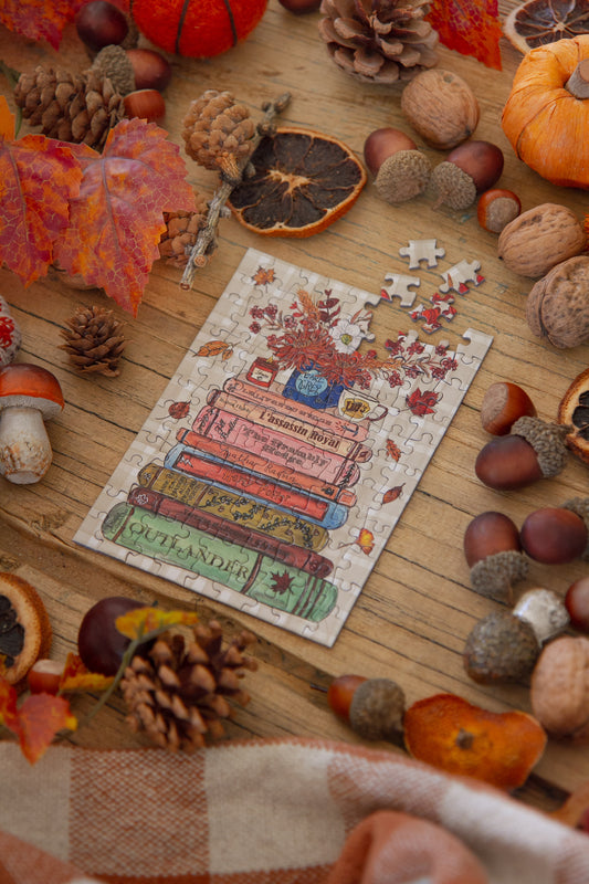 Mini Puzzle Livres d'Automne