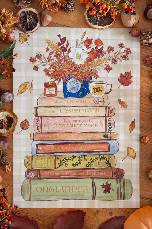 Affiche A4 - Livres d'Automne