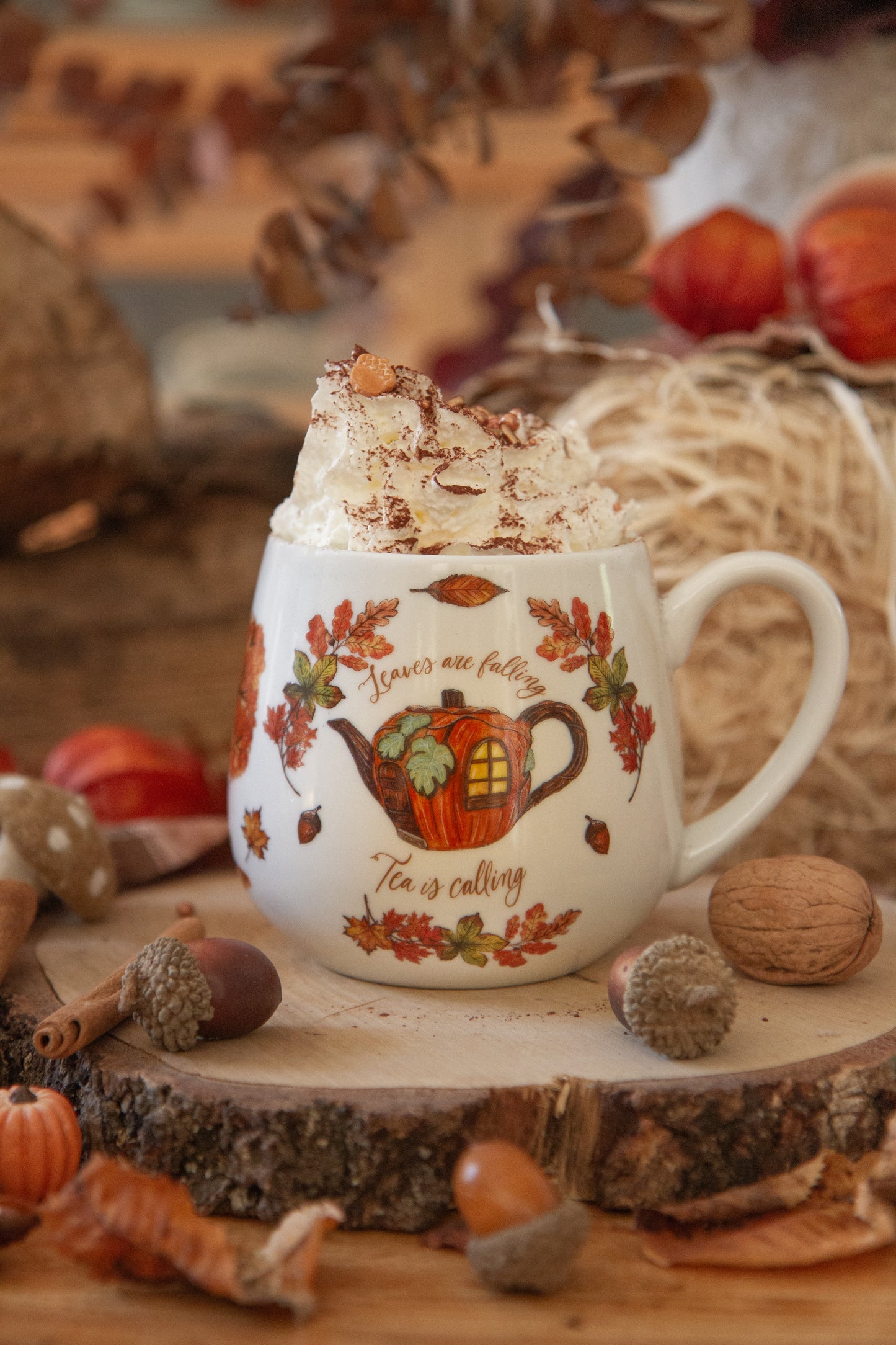Mug théière d'automne