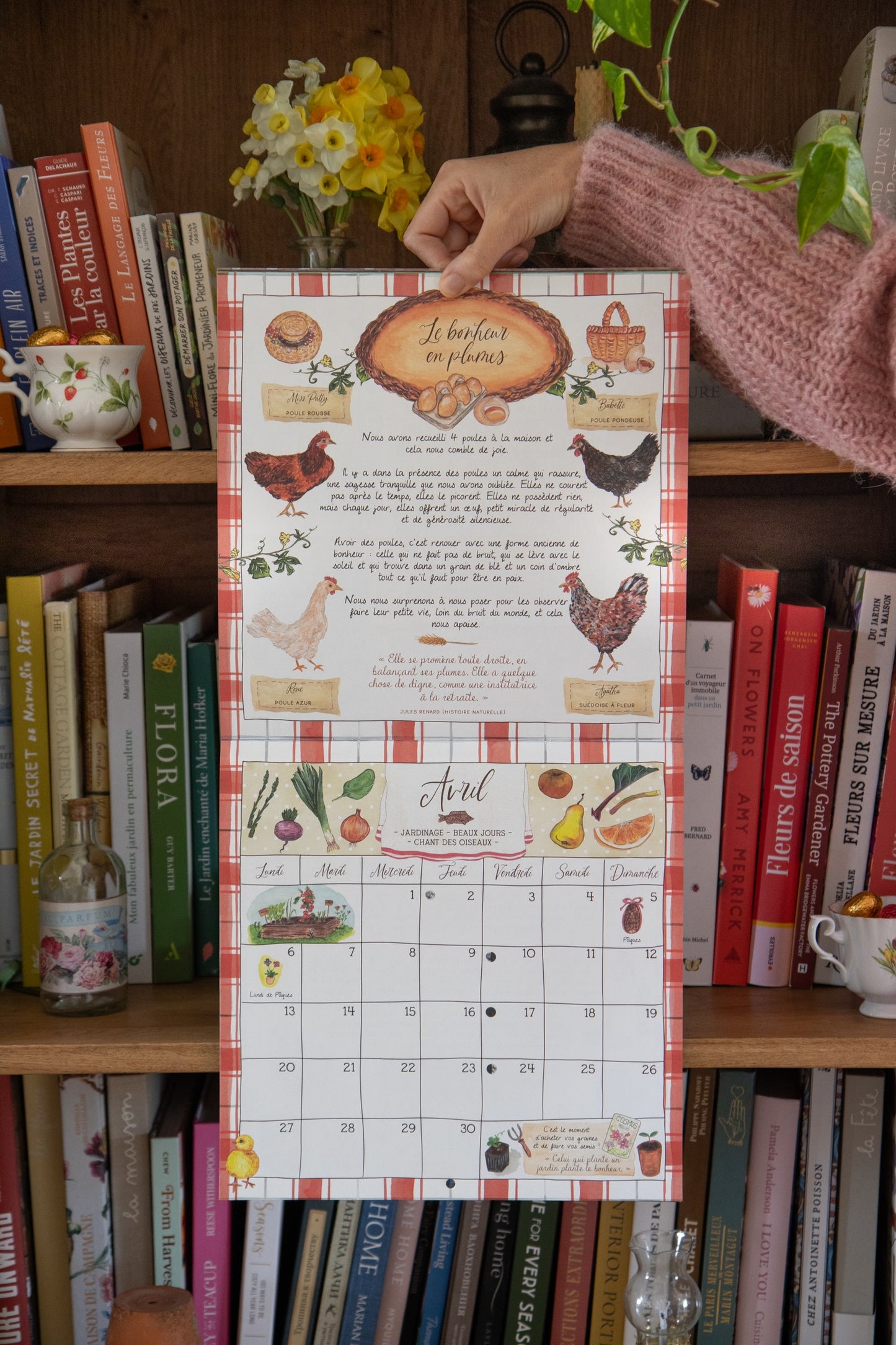 Calendrier 2026 en promo + Planche de sticker offerte (déstockage)