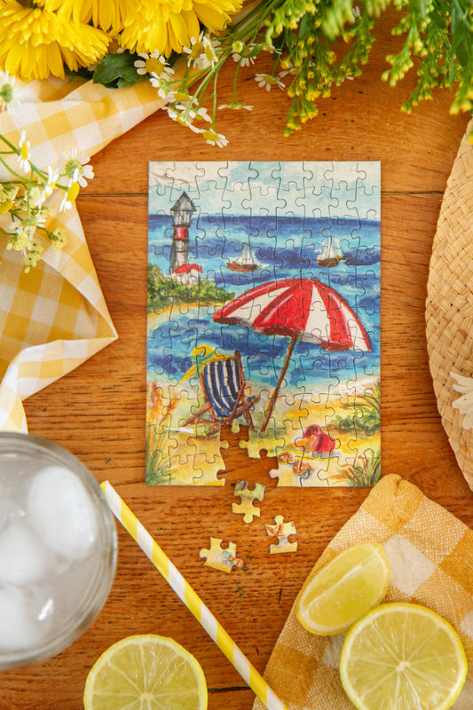 Mini Puzzle l'été à la mer