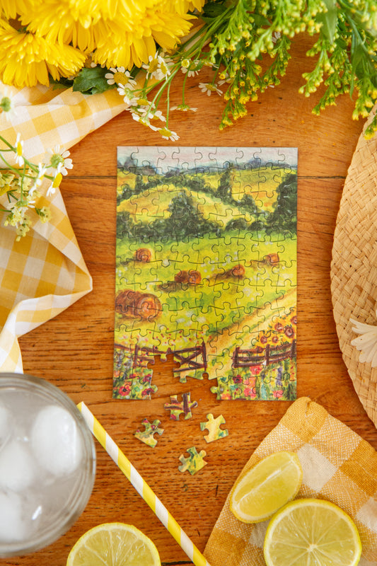 Mini Puzzle Eté à la campagne
