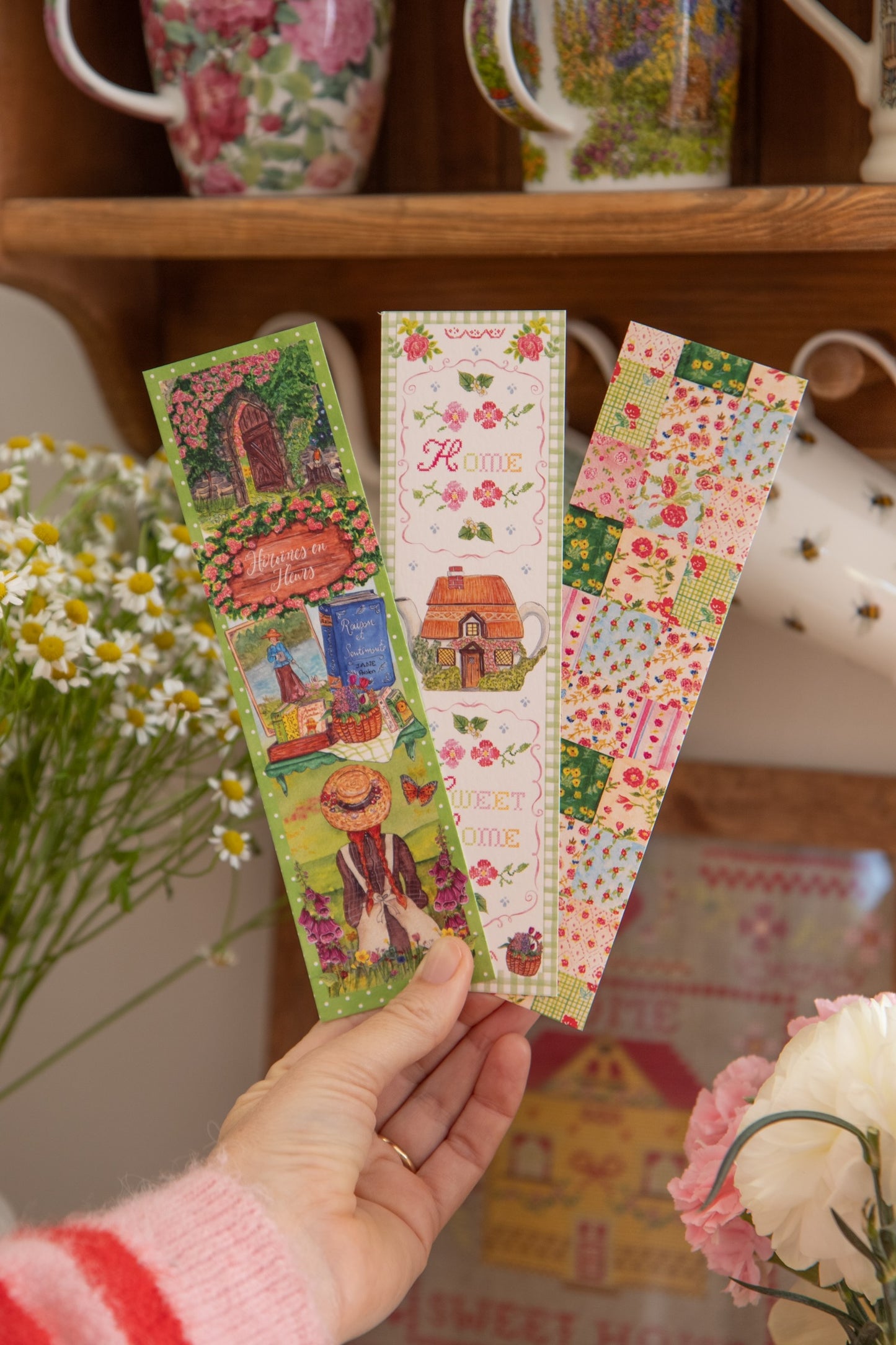 Lot de 3 Marque-pages du Printemps