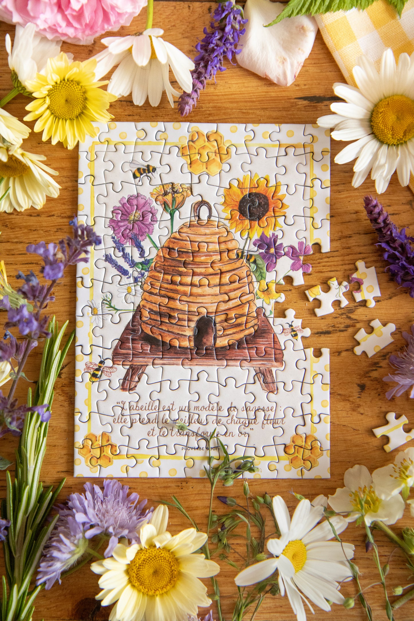 Mini Puzzle Ronde des Abeilles