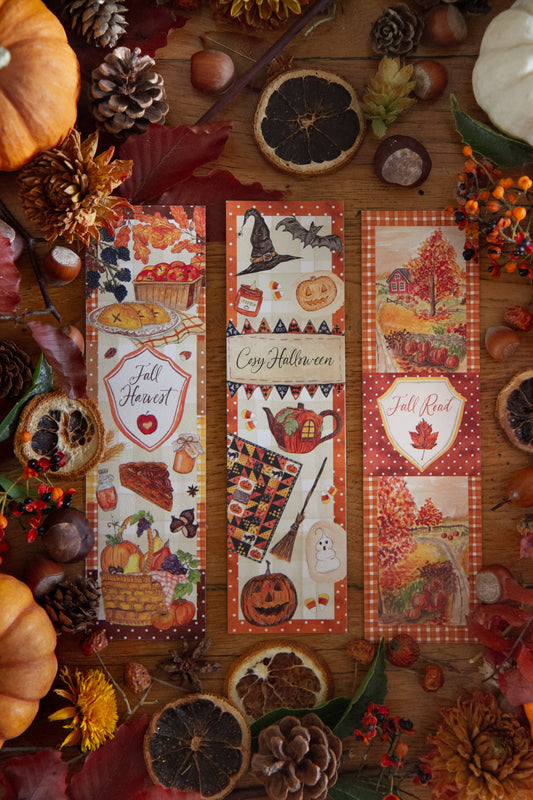 Lot de 3 Marque page d'automne