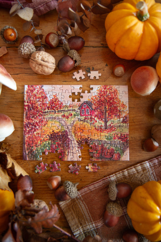 Mini Puzzle Fall Road