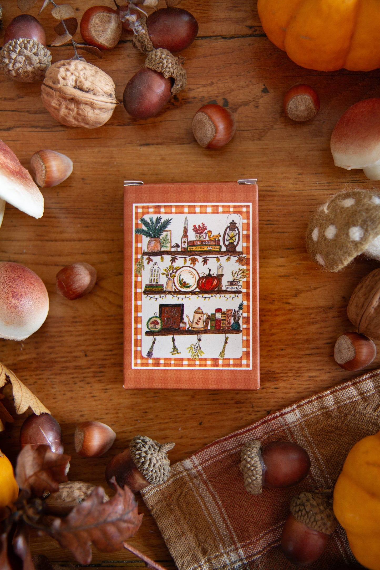 Mini Puzzle Etagère d'Automne