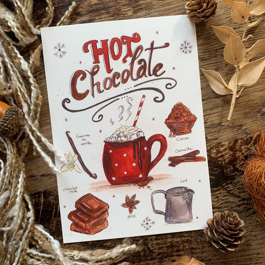 Carte - Hot chocolate (Déstockage)